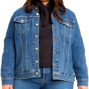 🌹🌹NWT Size 3X LEVI’S  Women’s Big and Tall Collection LEVI’S Jean Jacket